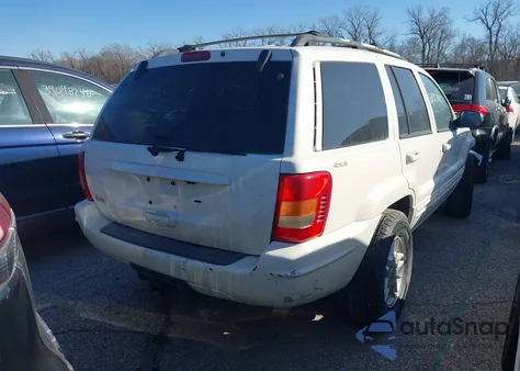 2000 Jeep Grand Cherokee Limited из США, поврежденный, VIN 1J4GW58N4YC271335